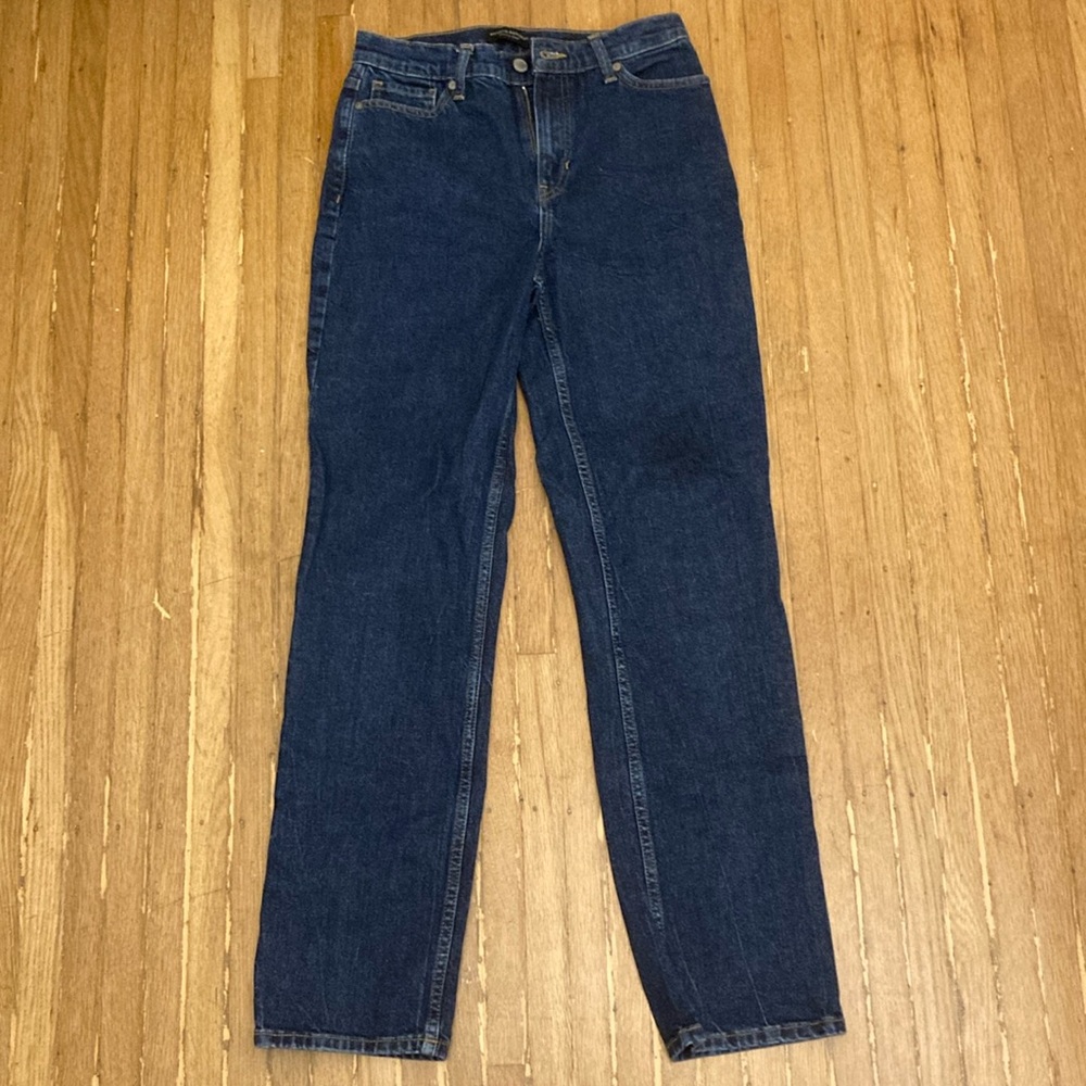 Banana republic high-rise straight leg jeans 28L